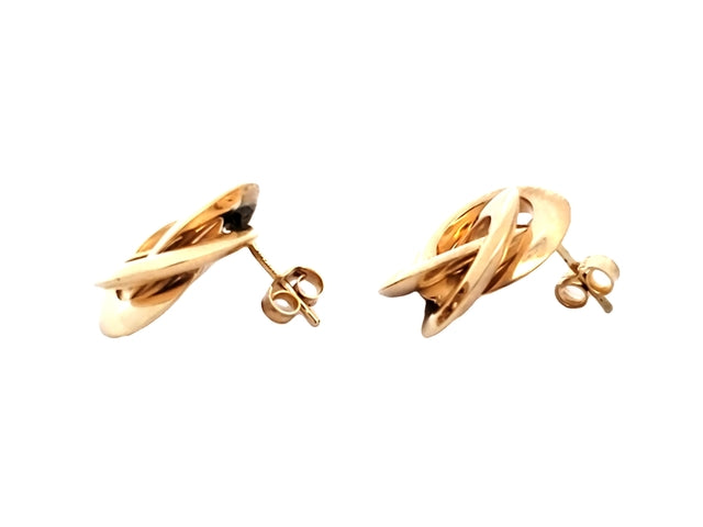 10KT Stylized Knot Earrings