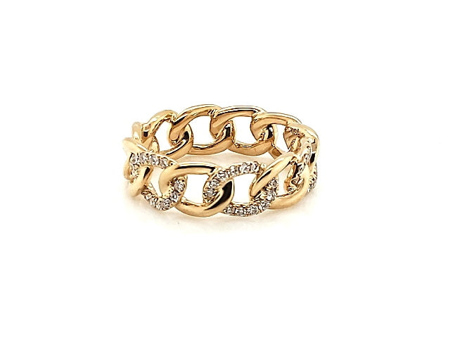18KT Cuban Link Ring