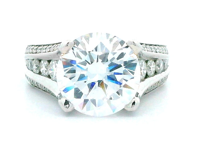 Vintage Platinum Enagement Mount