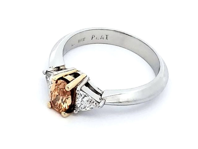 Fancy Yellow-orange Diamond Ring