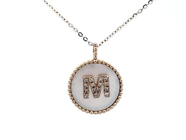 14KT Intial Necklace