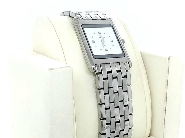 Concord Lady's Casual Stainless Steel Swiss Quartz Watch.