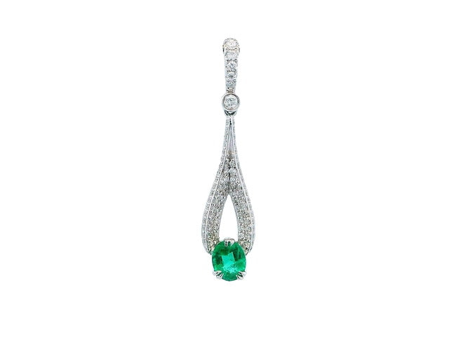 Emerald & Diamond Pendant