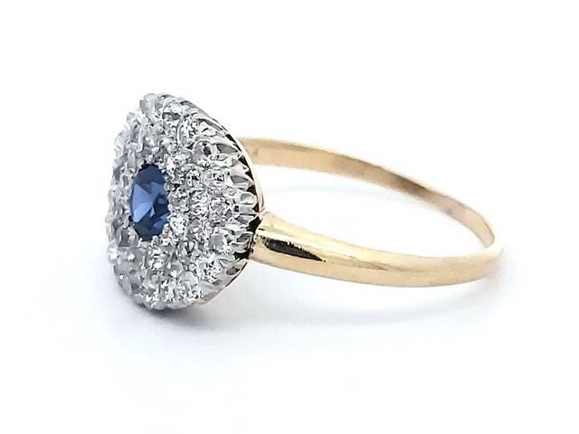 Sapphire & Diamond ring
