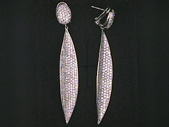 Silver Earrings Set With Cubics