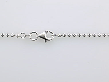 Faceted Silver Bead Chain