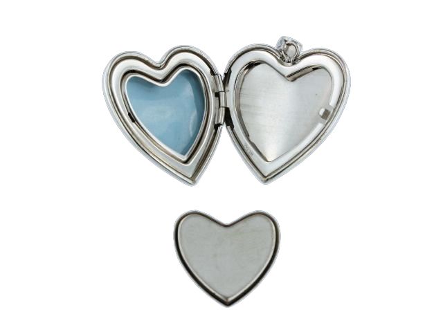 Silver and Steel Locket for Ashes