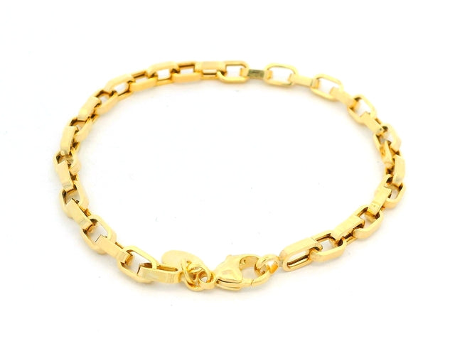 10KT Paper Clip Bracelet