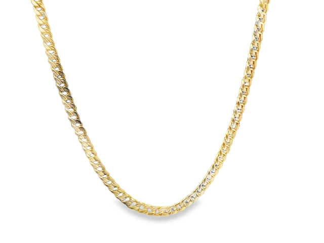 10KT Miami Cuban Chain that is 21 inches Long