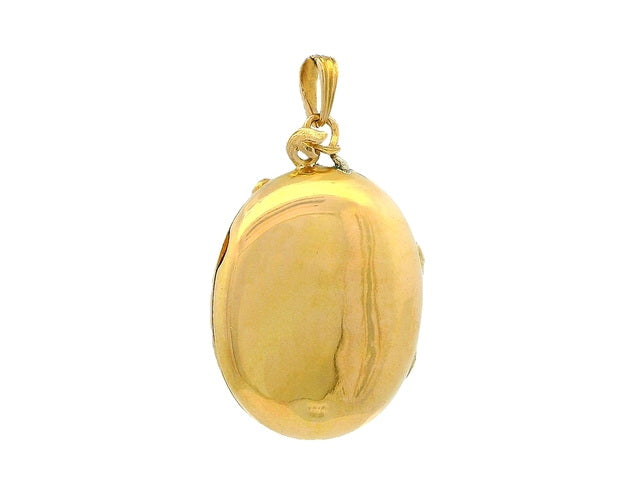 Antique Diamond & Turquoise Locket