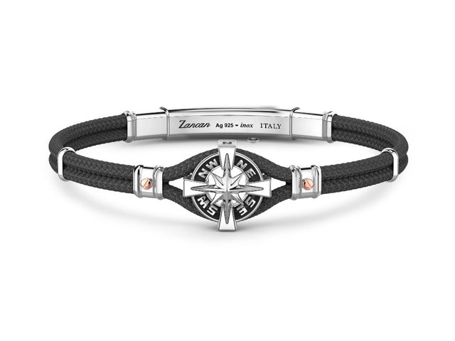 Black Nautical Rope Zancan Bracelet