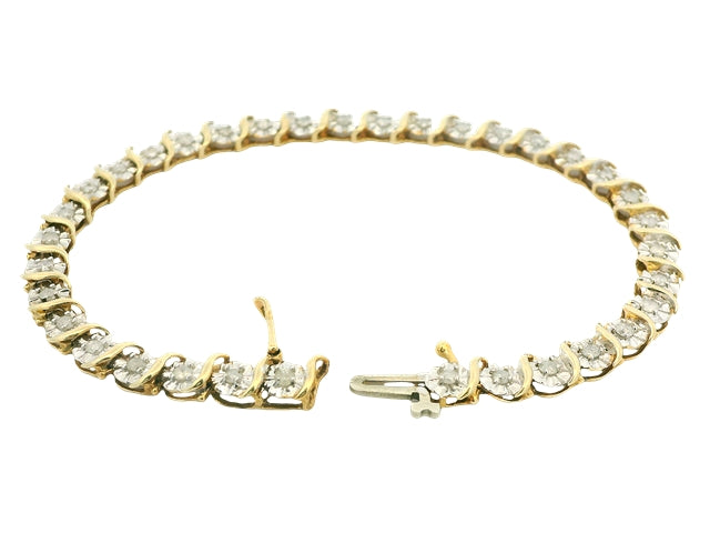1.05 ctw Diamond Tennis Bracelet