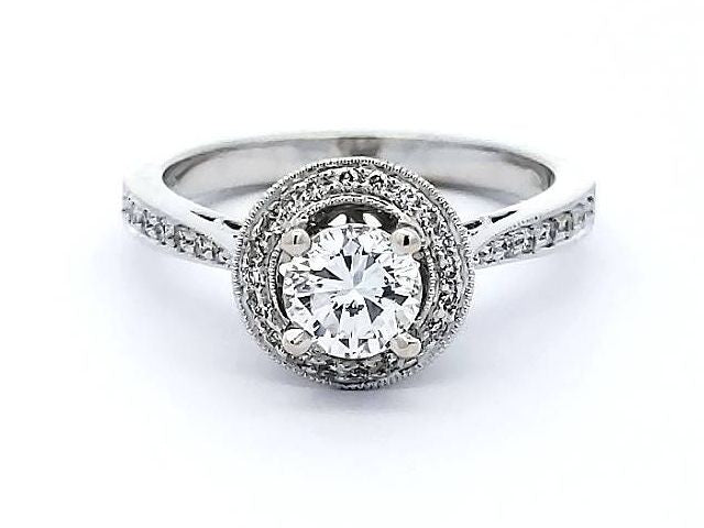 0.64 Ct Diamond Engagement Ring