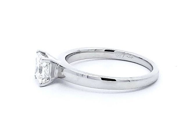 0.70 ct Princess Cut Diamond Solitaire Engagement Ring