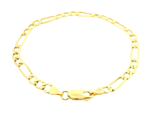14KT Figaro Bracelet