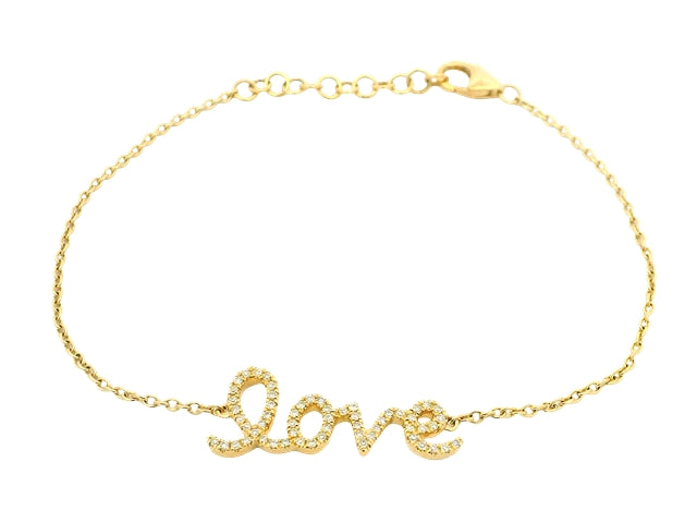 14KT "Love" Bracelet
