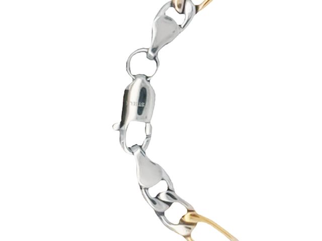 Steel Figaro Bracelet