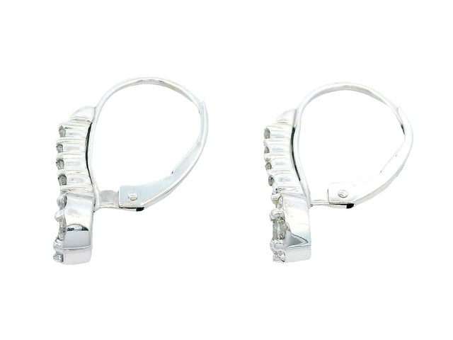 0.70 cts Diamond French Back Earrings