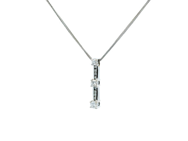 14KT Diamond Pendant and Chain