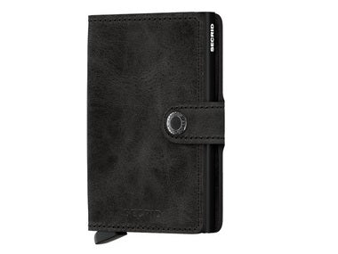 Vintage Black Miniwallet