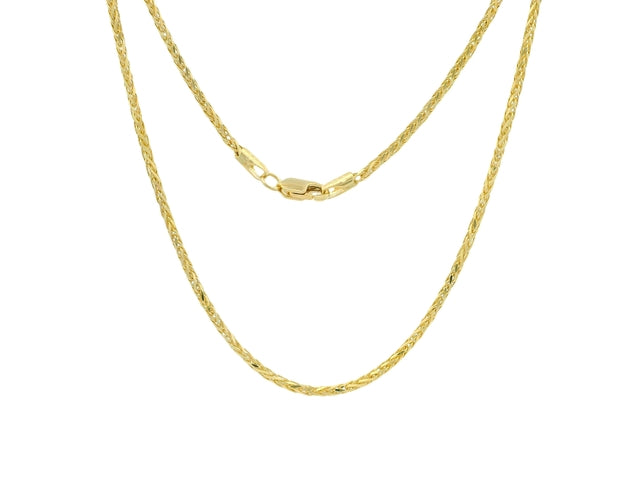 18 inch Rounded Wheat Chain