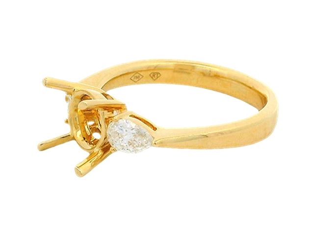 18KT Semi Mount Ring