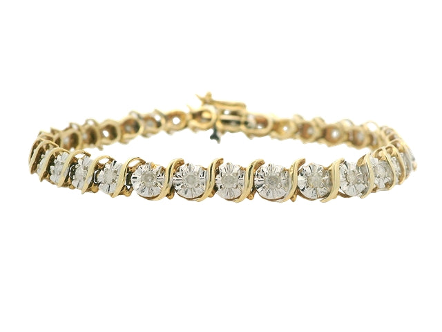 1.05 ctw Diamond Tennis Bracelet