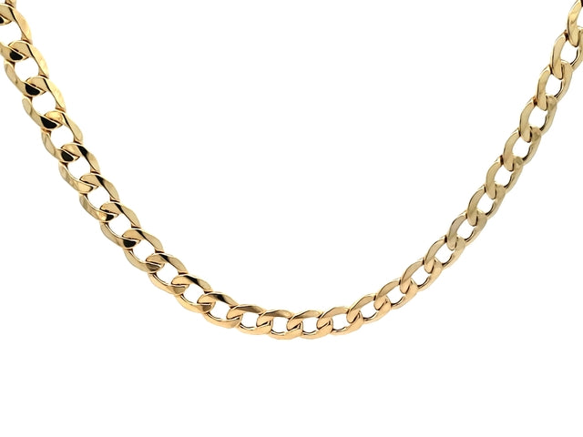14KT Curb Link Chain
