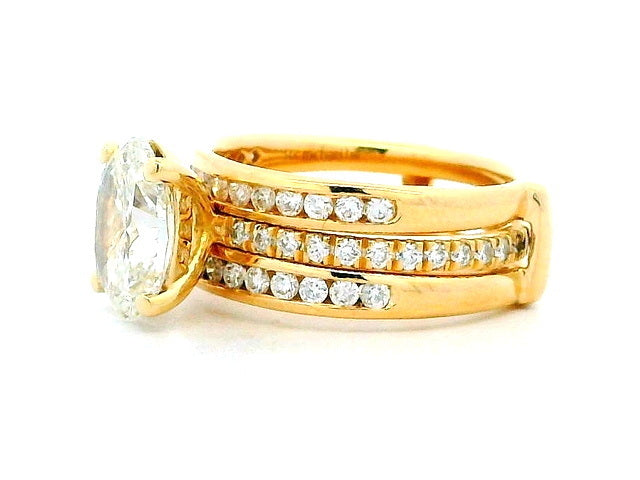 2.00 ct Oval Engagement Set