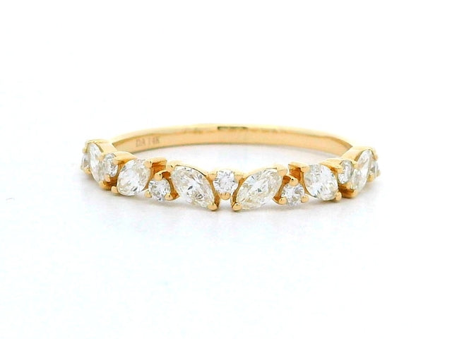 Marquise & Round Diamond Band