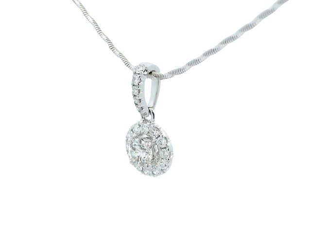 0.34 ctw Diamond Pendant