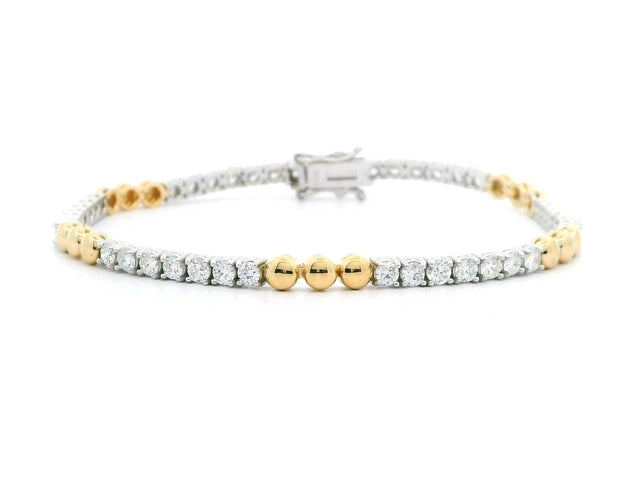2.58 ctw Fancy Diamond Bracelet