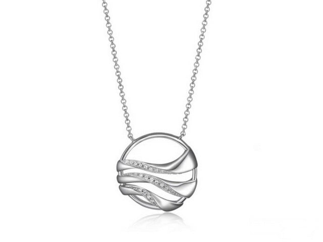 Round Moon Shadow Necklace