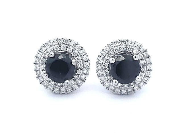 Black Diamond Studs and White Diamond Jackets