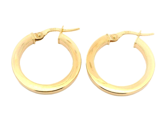 10KT Yellow Gold Hoops