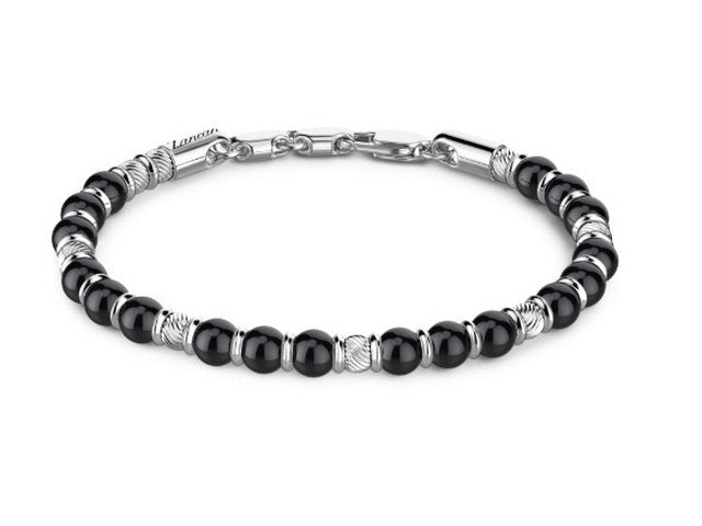 Zancan Onyx & Silver Bracelet