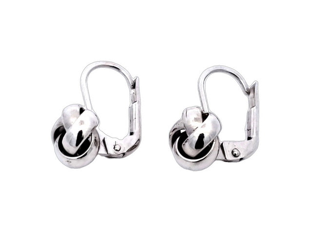 Lovers Knot French Back Earrings