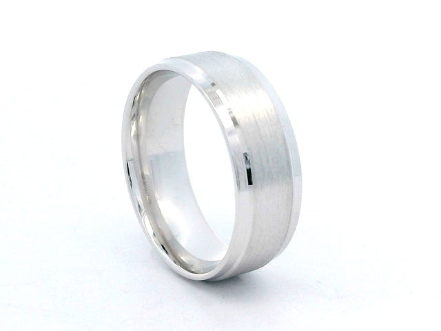 Gents Band with Brushed Centre