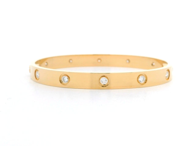 18KT "Cartier" Love Bangle