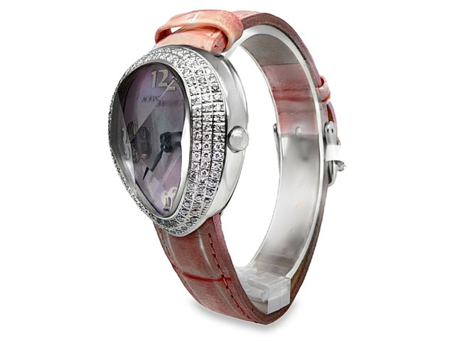 Aquaswiss TL0020 Ladies’ Diamond Bezel Pink Dial Watch