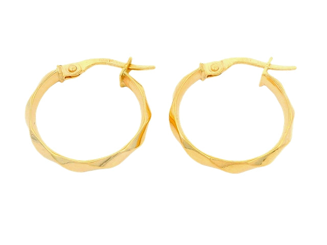 10KT Hoop Earrings