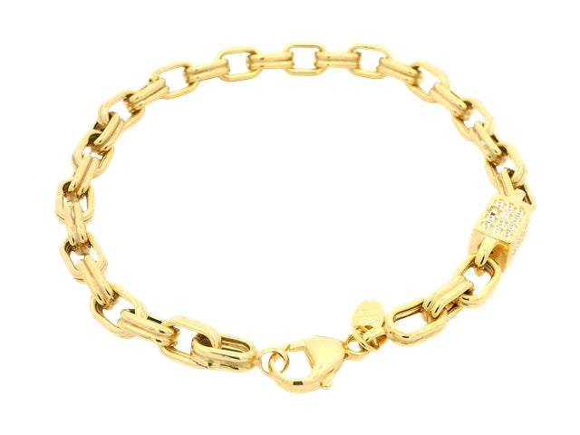 10KT Fancy Link Bracelet