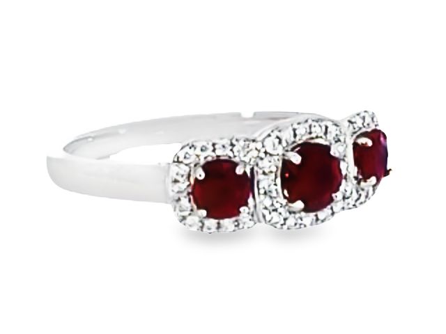 18KT Ruby and Diamond Ring