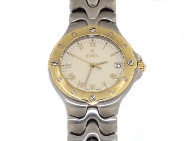 Ebel Sportwave. Lady's Sport Stainless Steel Quartz Watch.