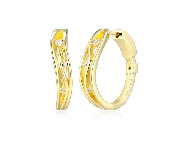 ELLE Between Hoop Earrings