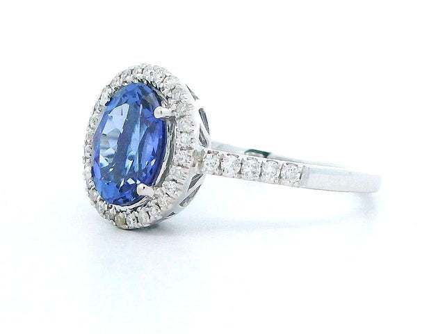 Tanzanite & Diamond Ring