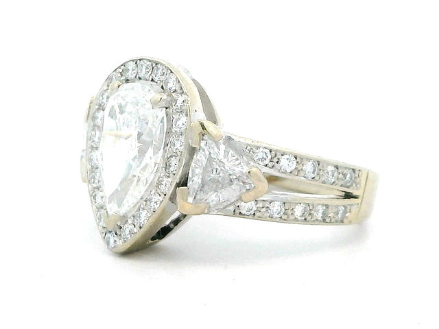 1.49 ct Pear Engagement Ring