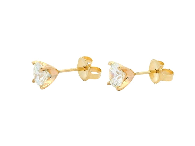 1.88 ctw N atural Diamond Stud Earrings