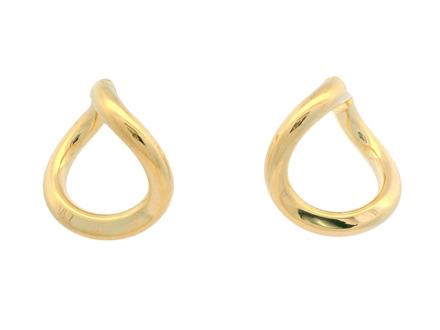 10KT Twist Hoop Earrings