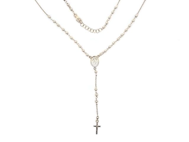 18KY 19 inch Rosary Necklace